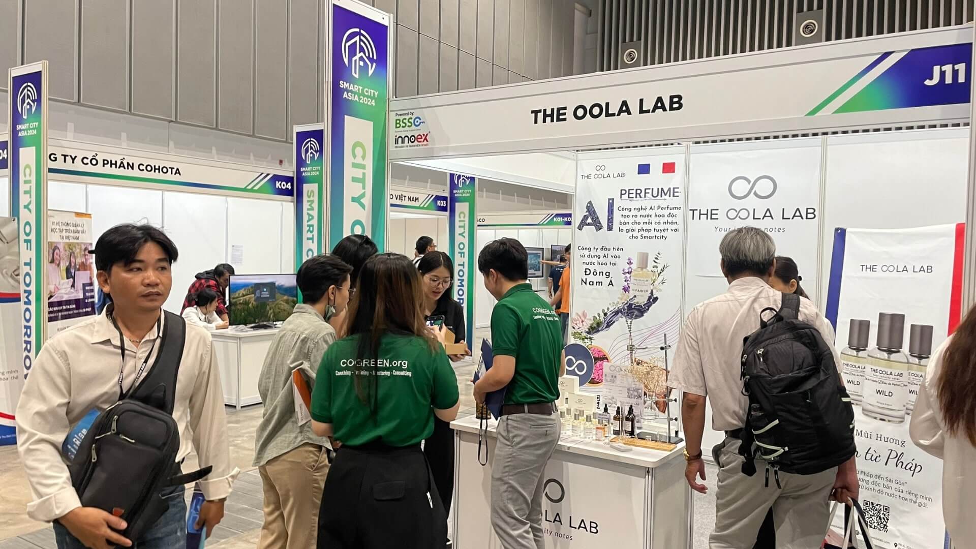 Gian Hàng Của The OOLa Lab Tại Smart City Asia 2024